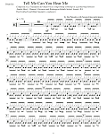 Tell Me Can You Hear Me - Drum Set