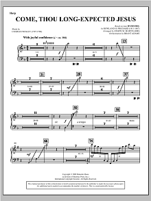 Come, Thou Long-Expected Jesus (from Carols For Choir And Congregation) - Harp 