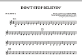 Don't Stop Believin' - Bb Clarinet 2