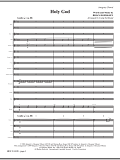 Holy God - Full Score