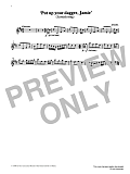 Put up your dagger, Jamie (score & part)  from Graded Music for Tuned Percussion, Book II