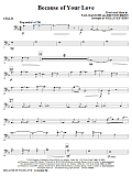 Because Of Your Love - Cello