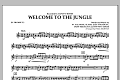 Welcome to the Jungle - Bb Trumpet 2