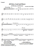 All Glory, Laud, And Honor (with Hosanna, Loud Hosanna) - Bb Trumpet 1