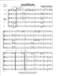 Mozart Menuetto (from String Quartet in D Minor, K421) (arr. Lennie Niehaus) - Full Score