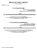 His Love Still Shines - Trombone 3/Tuba
