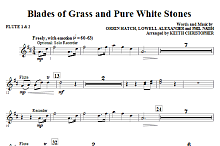 Blades Of Grass And Pure White Stones - Flute 1 & 2 