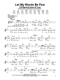 Let My Words Be Few (I'll Stand In Awe Of You)