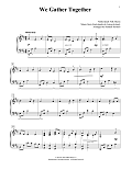 We Gather Together (arr. Randall Hartsell)