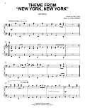 Theme From "New York, New York"
