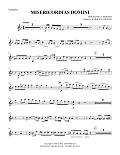 Misericordias Domini (arr. Harold Decker) - Violin 1