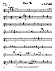 Blue Flu - 1st Eb Alto Saxophone 