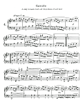 Gavotte I, BWV 808