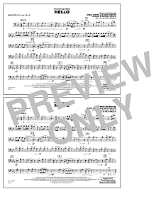 Hello - Baritone B.C. (Opt. Tbn. 2) 
