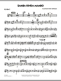 Samba Kinda Mambo - Alto Sax 2