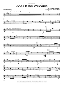 Ride Of The Valkyries (from "Die Walkure") - Baritone T.C. 