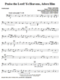 Praise The Lord! Ye Heavens, Adore Him - String Bass