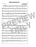 Fool For The City - Eb Baritone Sax
