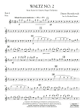 Waltz No. 2 (from Suite for Variety Stage Orchestra) (arr. Brown) - Pt.1 - Flute