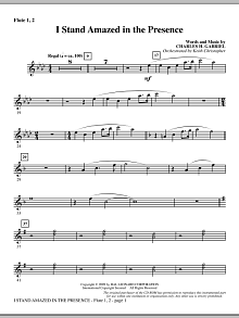 I Stand Amazed In The Presence - Flute 1 & 2 