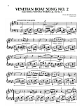 Venetian Boat Song, Op. 30, No. 6
