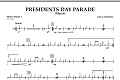Presidents Day Parade (March) - Percussion 2
