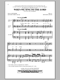 When We Sing To The Lord