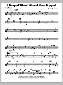 I Beeped When I Should Have Bopped - 4th Bb Trumpet 