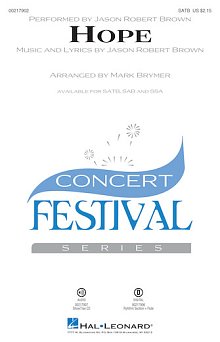 Hope (from How We React and How We Recover) (arr. Mark Brymer) 