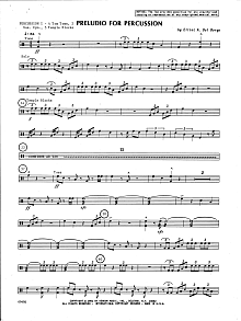 Preludio For Percussion - Percussion 1 
