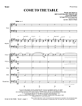 Come to the Table (arr. David Angerman) - Full Score