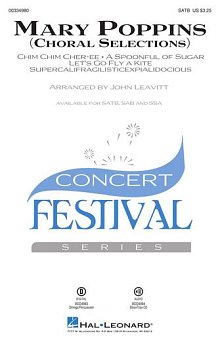 Mary Poppins (Choral Selections) (arr. John Leavitt) - Percussion Score 