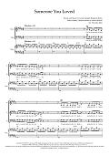 Someone You Loved (arr. Tim Allen) - Full Score