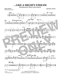 Like a Mighty Stream (for Concert Band and Narrator) - Percussion 1