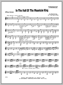 In the Hall of the Mountain King - Bass Clarinet 