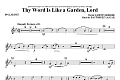 Thy Word Is Like A Garden, Lord - Bb Clarinet