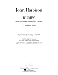 Rubies (After Thelonious Monk's "Ruby, My Dear") - Conductor Score (Full Score)