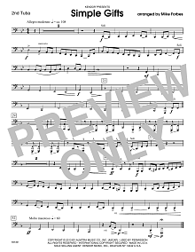 Simple Gifts - Tuba 2 