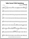 Tallis Canon And Variations - Violin 1