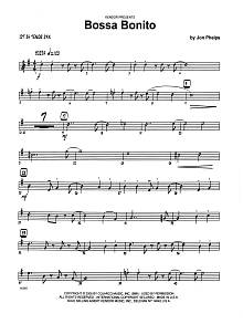 Bossa Bonito - 1st Tenor Saxophone 