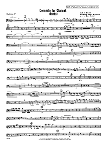 Concerto For Clarinet - Rondo (3rd Movement) - K.622 - Baritone B.C. 