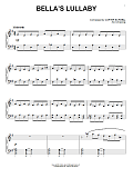 Twilight Piano Solo Pack featuring Bella's Lullaby