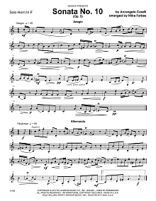 Sonata No. 10 (Op. 5) - Horn in F 
