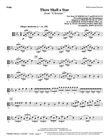 There Shall a Star (arr. John Leavitt) - Viola 