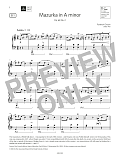 Mazurka in A minor (Grade 7, list B1, from the ABRSM Piano Syllabus 2023 & 2024)