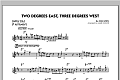 Two Degrees East, Three Degrees West - Sample Solo - Eb Instruments