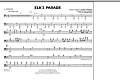 Elk's Parade - 1st Trombone