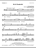 He Is Wonderful - Trombone 1 & 2