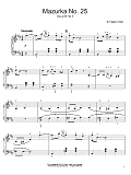 Mazurka  Op. 33, No. 4