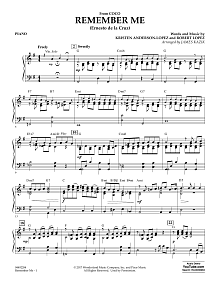 Remember Me (from Coco) (arr. James Kazik) - Piano 